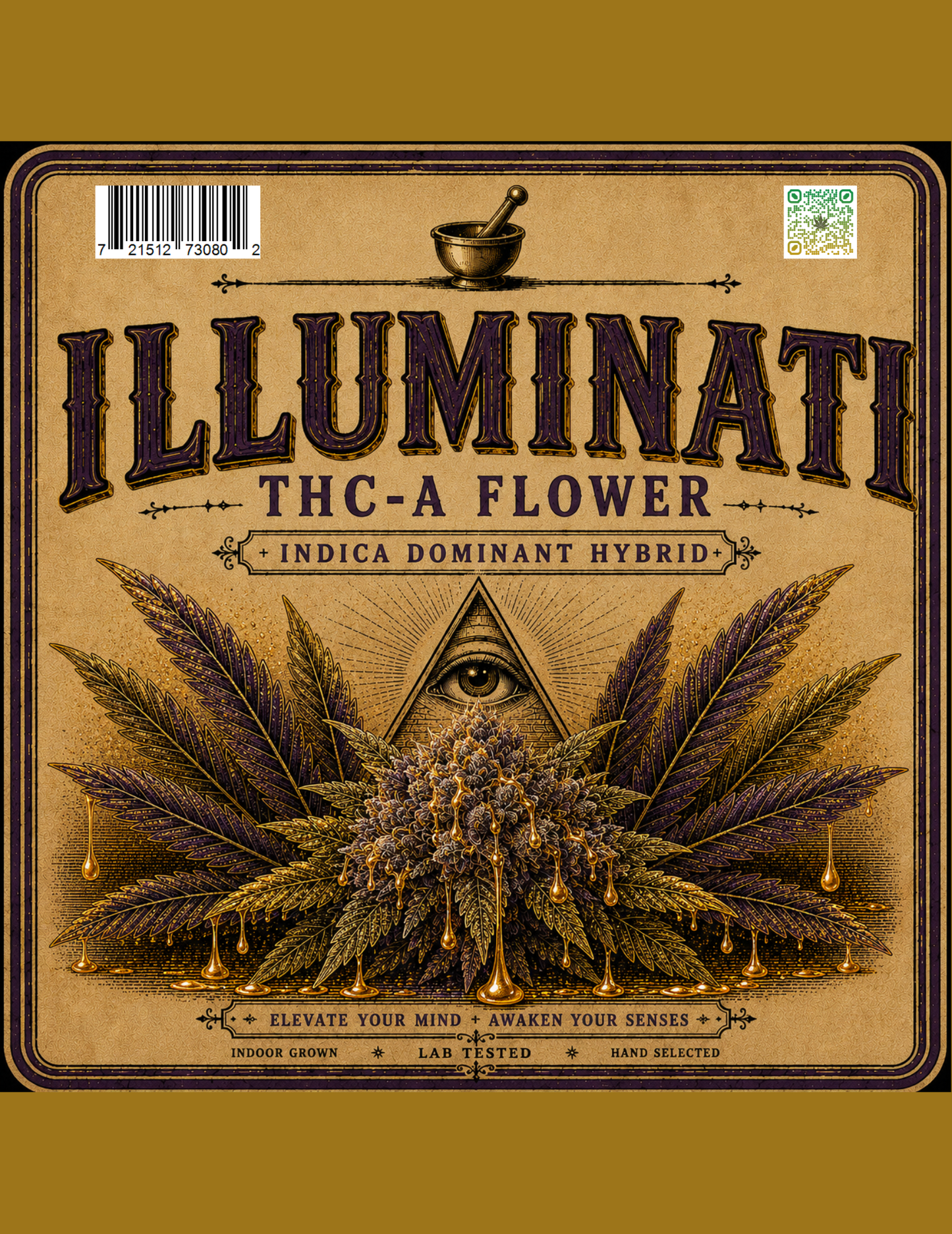 AAA- Illuminati Indica Dominant Hybrid